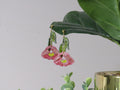 Stained Glass Flower Dangle Earrings