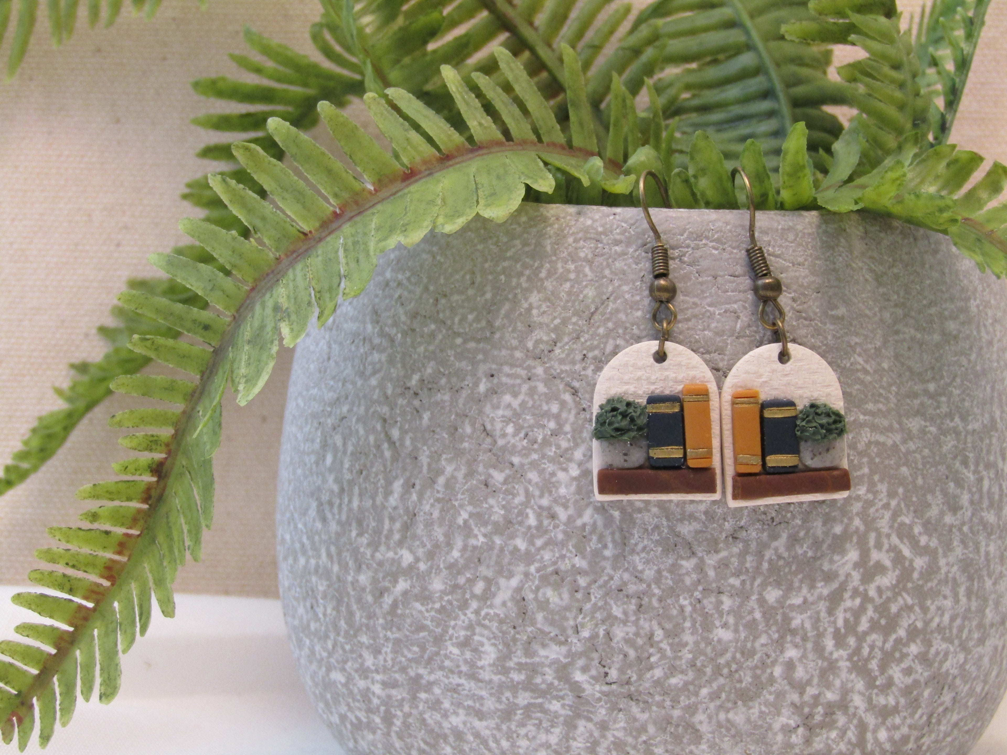 Book Lover Earrings - Choose Your Colors