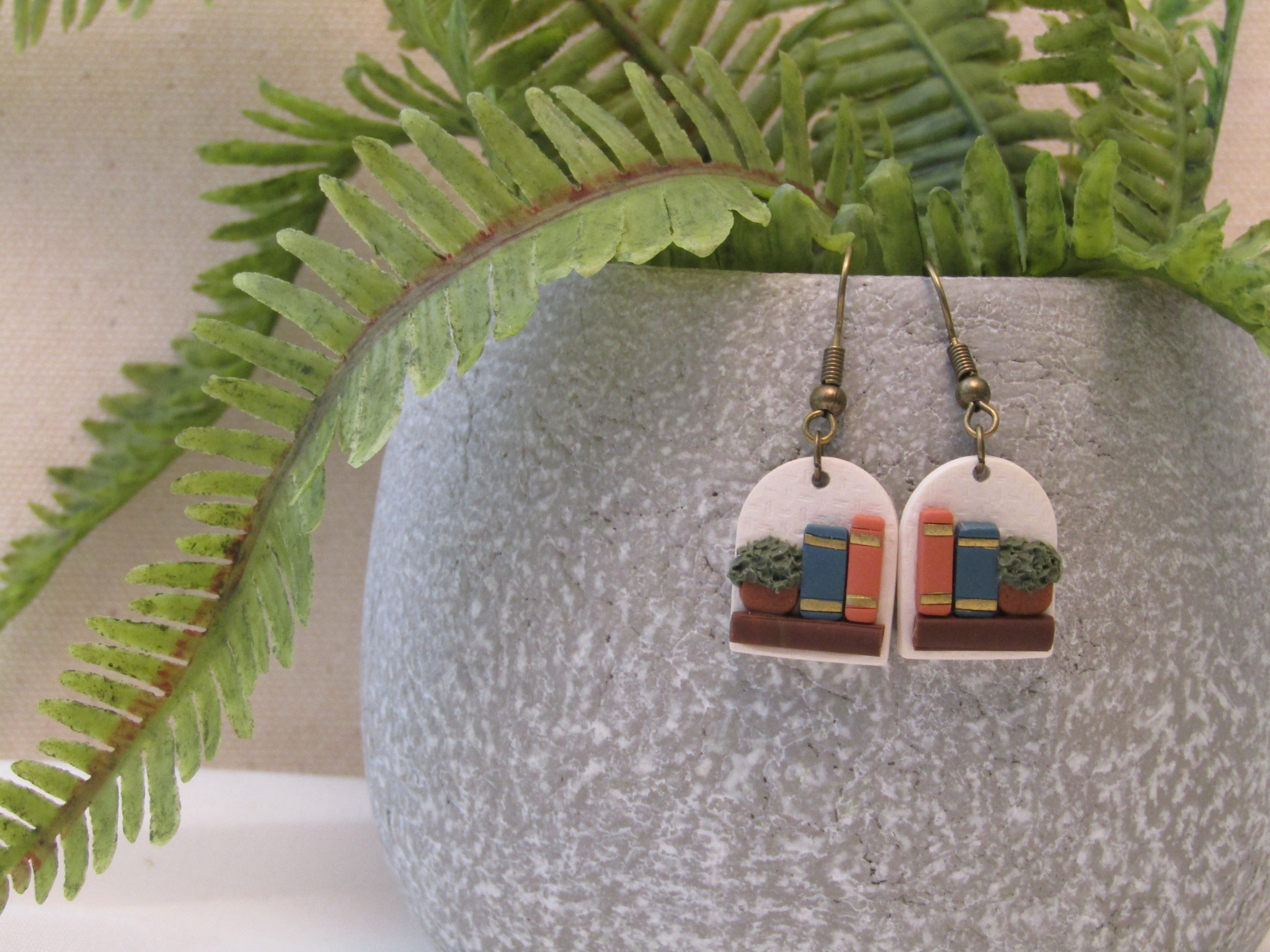 Book Lover Earrings - Choose Your Colors
